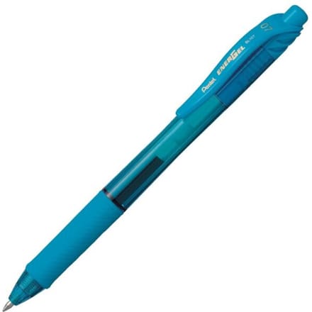 Gelschrijver Pentel BL107 Energel-X medium lichtblauw