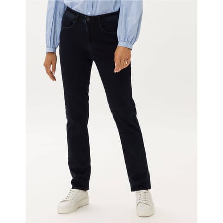 Brax Dames Jeans  Style MARY CLEAN DARK BLUE, denim donkerblauw, maat 34