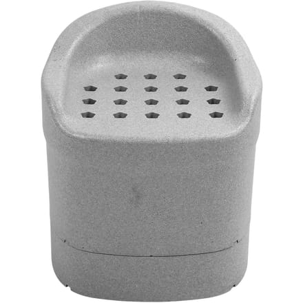 Chaise de Douche avec Dossier Trous de Drainage Antidérapant EPP Robuste Tabouret de Bain pour grise