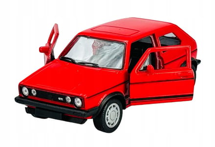 Welly Volkswagen Golf 1 GTI Modelauto Rood 1:34 Metaal Speelgoed