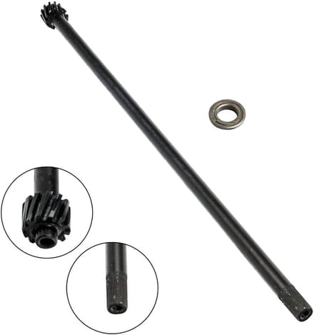 Stuurwiel Vervanging - Grasmaaier Onderdeel - Gazon Onderhoud - Directe Pasvorm - 55 cm Lengte - Zwart