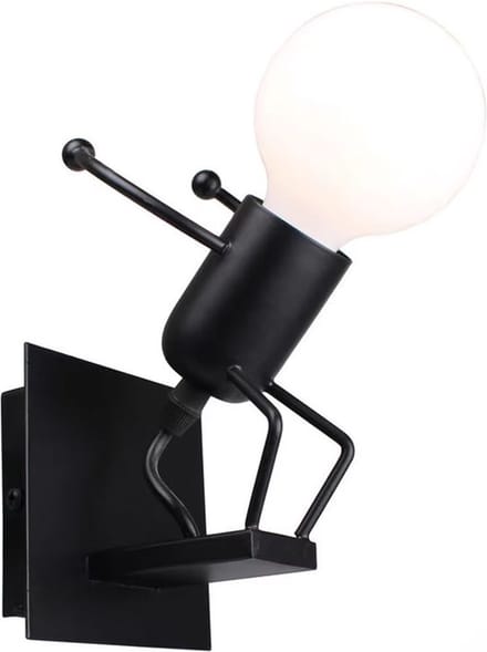 Moderne LED Wandlamp Springend Persoon - Lamp - Woonkamer - Slaapkamer - Kinderkamer