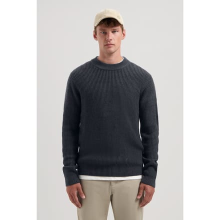 Dstrezzed Ds-crew Ribknit Dk. Navy Taglia: XXL | Maglioni a maglia Outlet | Uomo | Blu