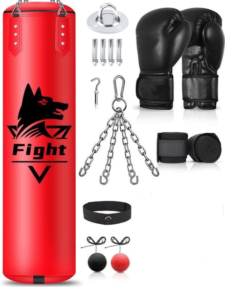 ApexArte® Kickboks Set Volwassenen - Boksset Kinderen - Bokshandschoenen