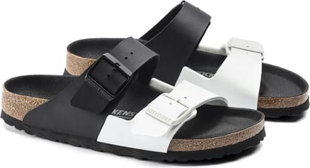 Birkenstock - Arizona Split zwart en wit - smalle leest - 1019712