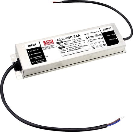 Mean Well ELG-200-24DA-3Y LED-transformator, LED-driver Constante spanning, Constante stroomsterkte 201.6 W 8.4 A 12 -