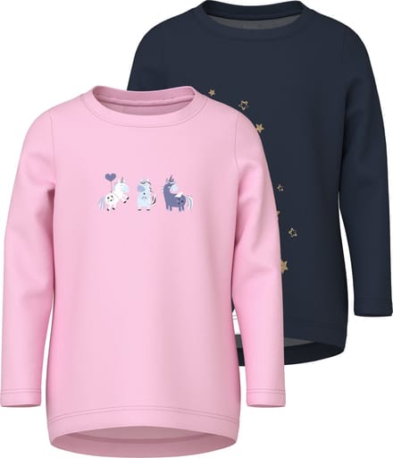 NAME IT - NMFVIX 2P LS TOP - Meisjes - Lange mouwen shirts