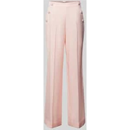Loose fit bandplooibroek met effectgaren