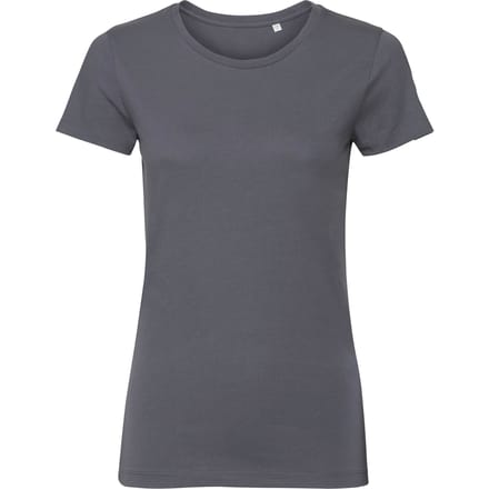 Russell Vrouwen/dames Authentieke Zuivere Organische Tee (Konvooi Grijs)