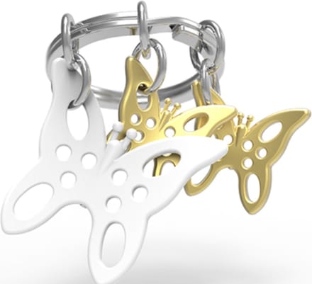 Metalmorphose Sleutelhanger – Gouden Vlinder