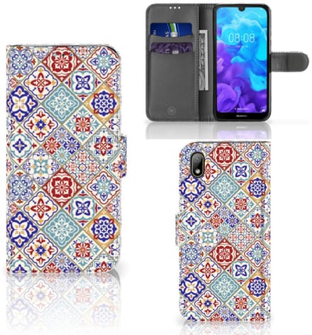 Huawei Y5 (2019) Bookcase Tiles Color