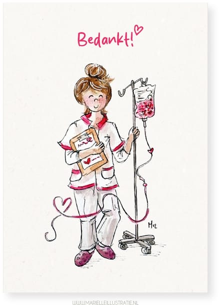 bedankt zuster/ verpleegkundige/ arts/ dokter