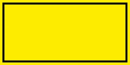 Blanco waarschuwingssticker 200 x 100 mm