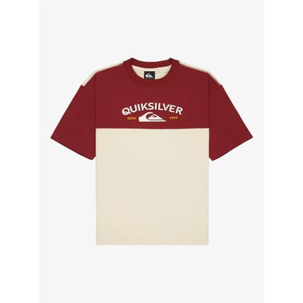 Quiksilver Knowledge Aera T-shirt Met Korte Mouwen Rood 16 Years Jongen
