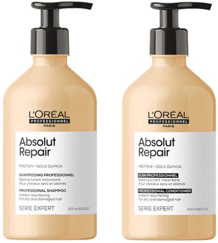 L’Oréal Professionnel Serie Expert Absolut Repair Gold Shampoo 500ml + Conditioner 500ml