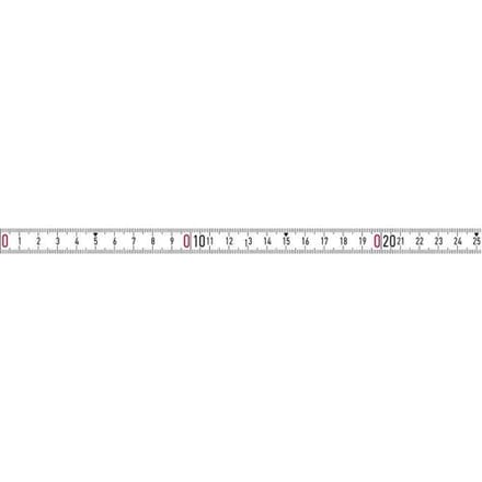 BMI 357004002RNL-SK Meetlint 2 m Staal