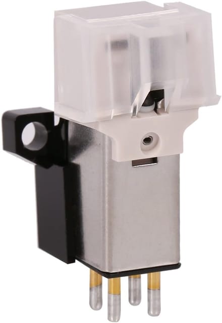 Platenspeler Naald - Pickup Stylus Element - Muziek Luisteren - Universele Montage - 13 mm - Wit