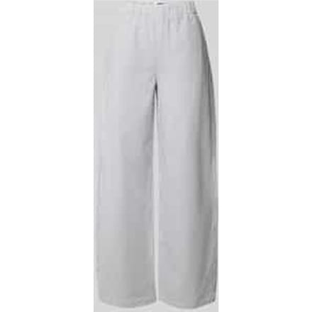 Wide leg stoffen broek met elastische band, model 'CONSIDER'