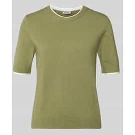 Regular fit gebreide pullover met ronde hals