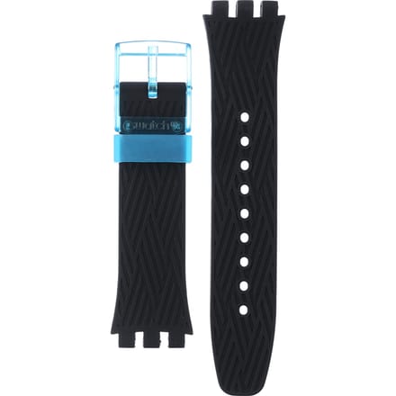Swatch Plastic - New Chrono - SUS ASUSS402 SUSS402 Blue Tire Horlogeband