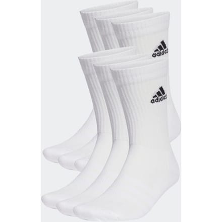 Adidas Crew 6 Pack Sokken Unisex - Wit - Maat 43-45