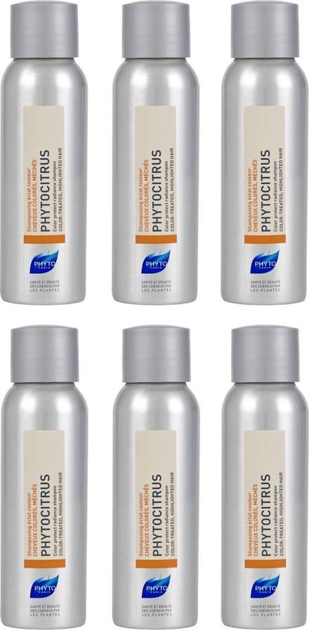 Phyto Paris Phytocitrus Color protect radiance shampoo Color-Treated, Highlighted Hair 50ml x 6
