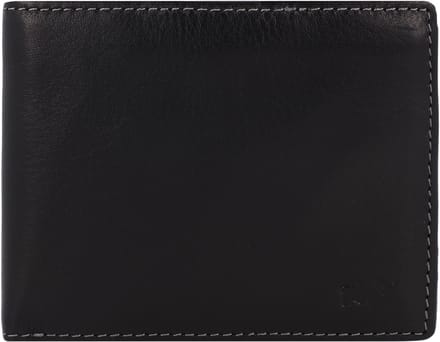 Braun Büffel Portemonnee Arezzo RFID Wallet 4+4CS Black Zwart