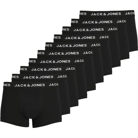 JACK & JONES- JACSOLID TRUNKS 10 PACKS NOOS - Heren - Trunks