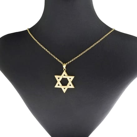 Ketting met davidster goudkleur