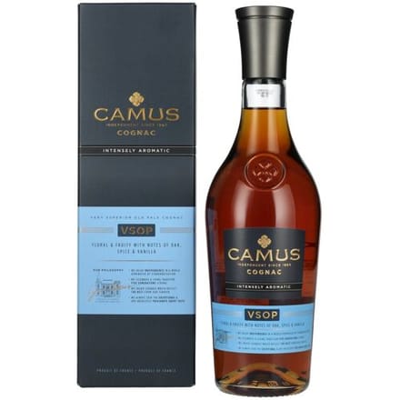 Camus Cognac Camus VSOP Intensely Aromatic Cognac 40% Vol. 0,7l in geschenkverpakking