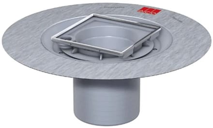 ACO Easy-Flow Opzetstuk/Dunbedf. 149x149/ K3/ Raam V2A/Design Roosters, 5141.48.00