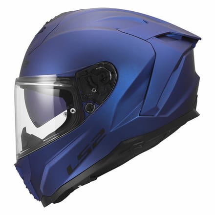 LS2 FF817 Challenger II helm solid mat navy blauw