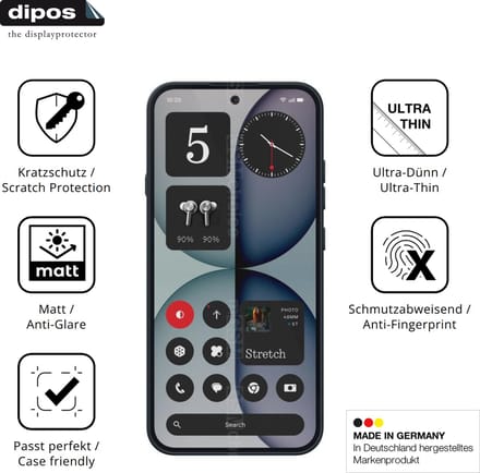 dipos – 4x Matte Beschermfolie geschikt voor Nothing Phone 4a | Krasbestendige & antireflecterende Screenprotector Ultra-Thin