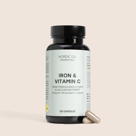 Nordic Oil© - Ijzer- en Vitamine C Capsules