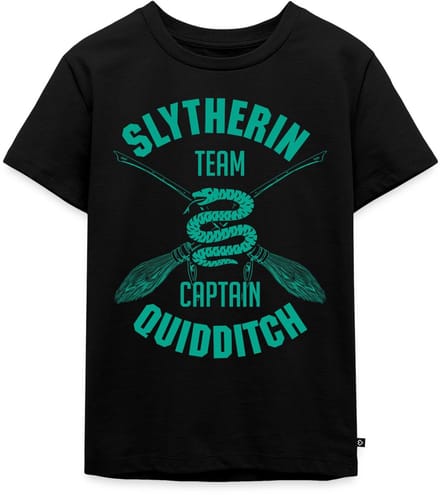 Harry Potter Slytherin Team Captain Quidditch Premium T Shirt Kinderen