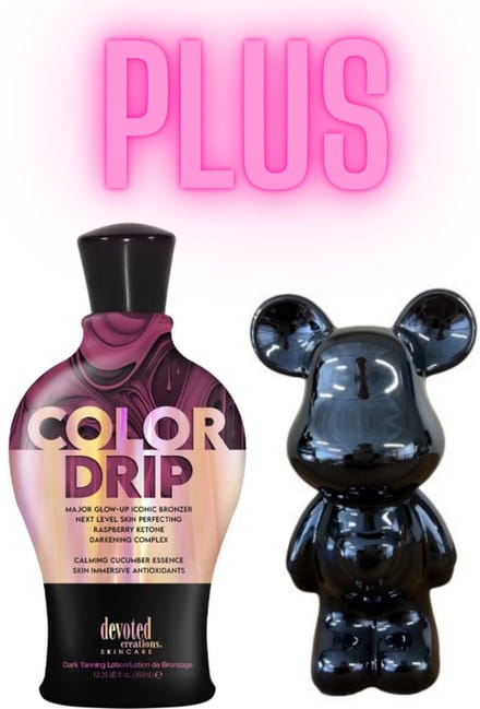 Devoted Creations Color Drip 360 ml PLUS Keramische Beer Zwart 18 cm !