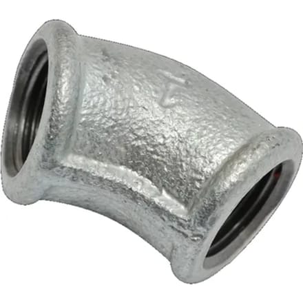 Sanivesk Galva Knie 45° 1/2"fx1/2"f