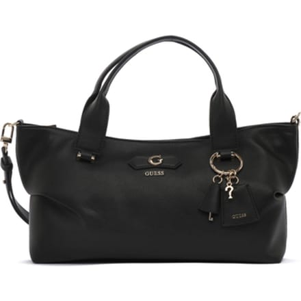 GUESS handtas schoudertas Suzy 3 Compartment Satchel Black zwart