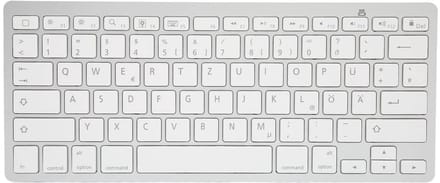 Bluetooth-toetsenbord Ultraslank Draagbaar Universeel Stil Draadloos - Duits Toetsenbord voor IOS Android Windows - Desktop Laptop Surface Tablet Smartphone .