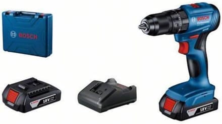 Bosch GSB 185-LI - Boorhamer - 21Nm - 2x2,0 Ah - Borstelloze Motor