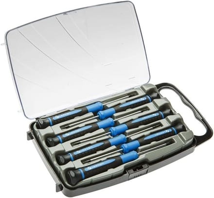 Precisieschroevendraaierset met 6 magnetische bits voor kleine elektronica