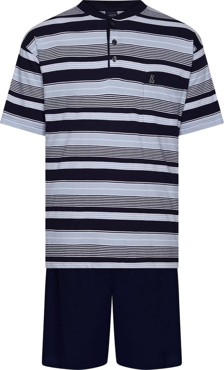 Robson Heren Shortama - Classic Stripes - Katoen - Maat 50