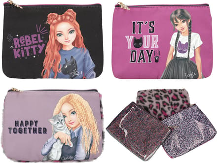 Depesche - TOPModel statement toilettas - REBEL KITTY - 1 stuk