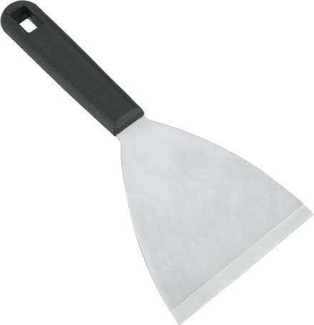 Metaltex - Plancha Barbecue Spatel 23,8x10 cm Zwart - RVS
