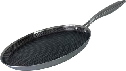 Cheffinger Crêpe- en Pannenkoekenpan - 28cm - RVS - Honingraat - Hexagon - Honeycomb