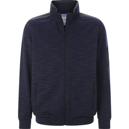 Babista herren Sweatvest - 44/46 - donkerblauw - Plus Size