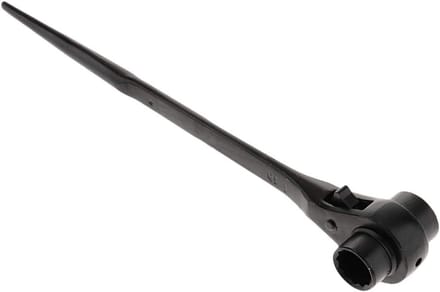 12-Punts Ratchet Podger Sleutel van Staal voor Steigerbouw - Dubbele Socket 30-32mm, Robuust en Duurzaam
