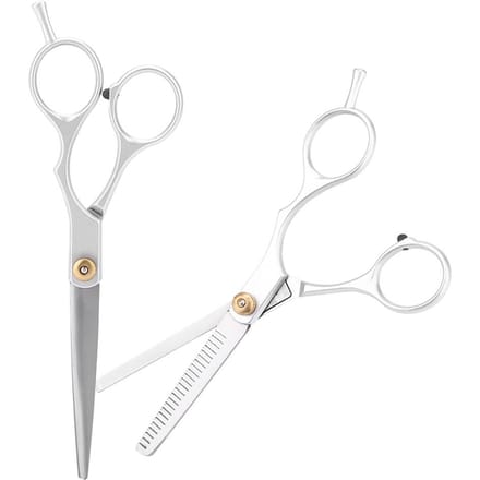 Professionele Haarknip Uitdunschaar Set Salon Kapper Kappersschaar rood