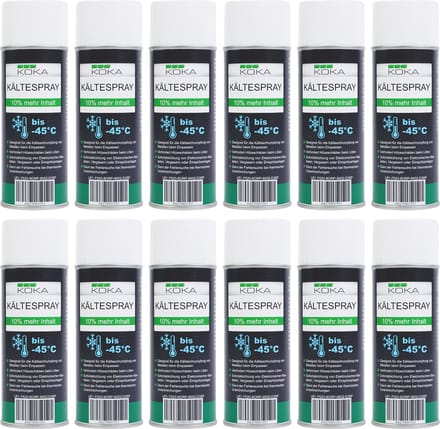 12x koude spray tot -45°C