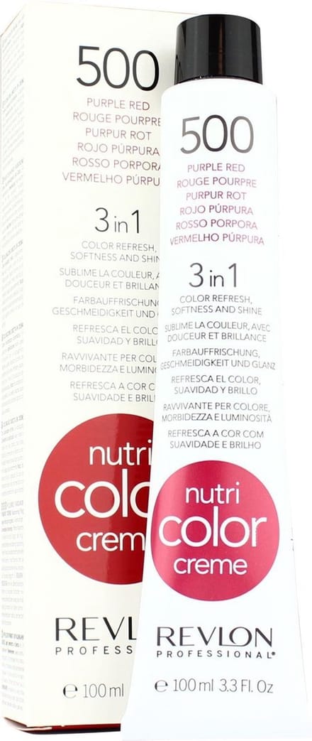 Revlon - Nutri Color Creme - 500 Purple Red - Tube 100 ml